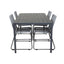 Break spisebord 150*90 + Lindos spisestoler Venture Design Spisegruppe