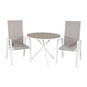 Parma cafébord ø90 + Copacabana Lenestol Venture Design Spisegruppe