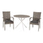 Parma cafébord ø90 + Anna Lenestol Venture Design Spisegruppe