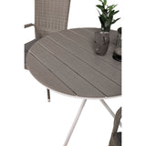 Parma cafébord ø90 + Anna Lenestol Venture Design Spisegruppe