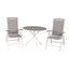 Parma cafébord ø90 + Albany stoler Venture Design Spisegruppe