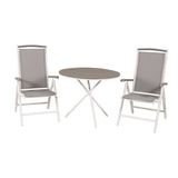 Parma cafébord ø90 + Albany stoler Venture Design Spisegruppe