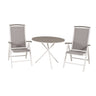 Parma cafébord ø90 + Albany stoler Venture Design Spisegruppe
