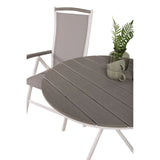 Parma cafébord ø90 + Albany stoler Venture Design Spisegruppe