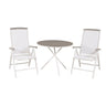 Parma cafébord ø90 + Albany stoler Venture Design Spisegruppe
