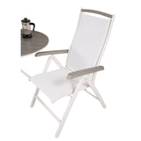 Parma cafébord ø90 + Albany stoler Venture Design Spisegruppe