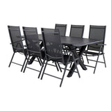 Rives spisebord 200*100cm + Break Stol Venture Design Spisegruppe