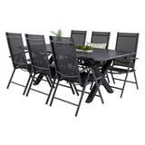 Rives spisebord 200*100cm + Break Stol Venture Design Spisegruppe