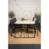 Texas spisebord 200*100 + Copacabana lenestol Venture Design Spisegruppe