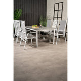 Levels bord 160/240 + Copacabana Lenestol Venture Design Spisegruppe