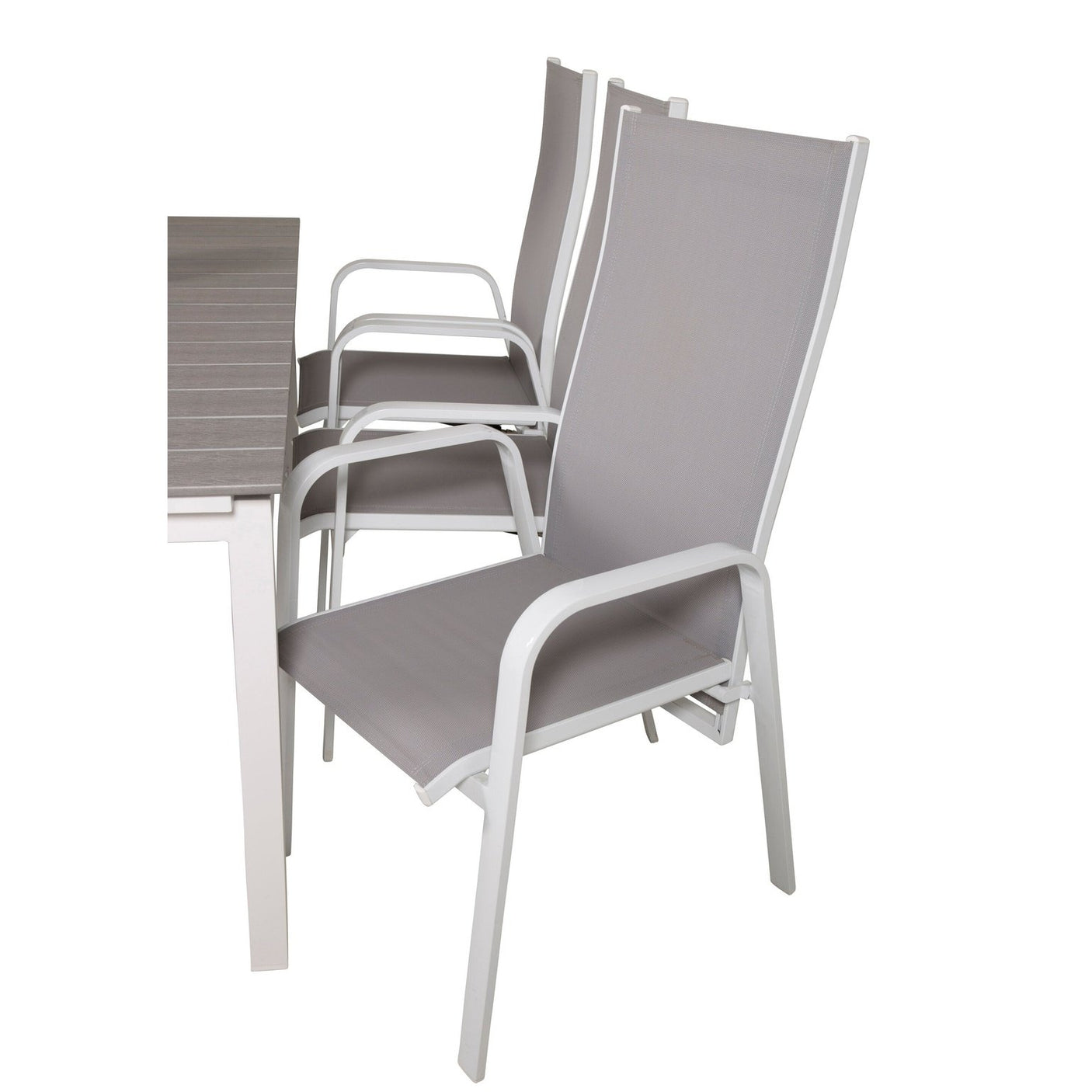 Levels bord 160/240 + Copacabana Lenestol Venture Design Spisegruppe
