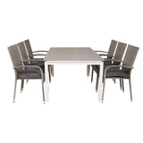 Levels bord 160/240 + Anna stoler Venture Design Spisegruppe