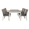 Levels bord 160/240 + Anna stoler Venture Design Spisegruppe