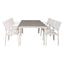 Levels bord 160/240 + Santorini Lenestol Venture Design Spisegruppe