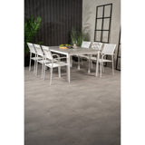 Levels bord 160/240 + Santorini Lenestol Venture Design Spisegruppe