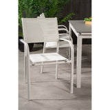 Levels bord 160/240 + Santorini Lenestol Venture Design Spisegruppe