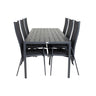 Pause Spisebord 205*90 + Copacabana Lenestol Venture Design Spisegruppe