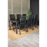 Pause Spisebord 205*90 + Copacabana Lenestol Venture Design Spisegruppe