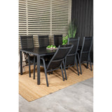 Pause Spisebord 205*90 + Copacabana Lenestol Venture Design Spisegruppe