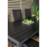 Pause Spisebord 205*90 + Copacabana Lenestol Venture Design Spisegruppe