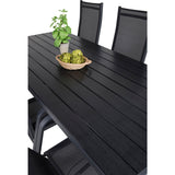 Pause Spisebord 205*90 + Copacabana Lenestol Venture Design Spisegruppe