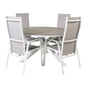 Parma Bord ø 140 + Copacabana Lenestol Venture Design Spisegruppe
