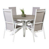 Parma Bord ø 140 + Copacabana Lenestol Venture Design Spisegruppe