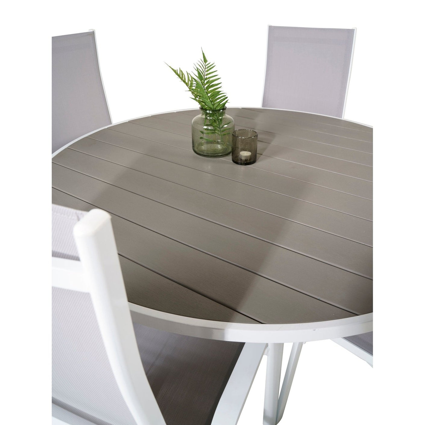 Parma Bord ø 140 + Copacabana Lenestol Venture Design Spisegruppe