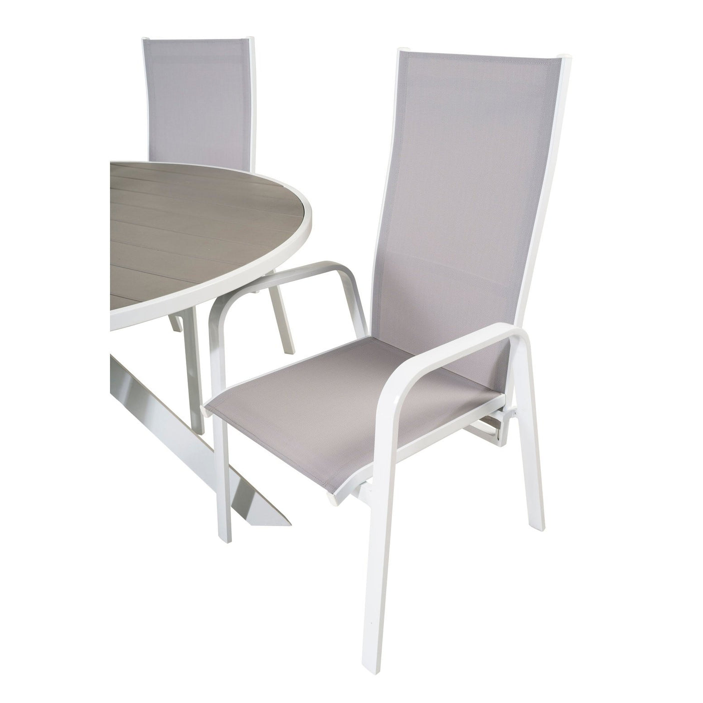 Parma Bord ø 140 + Copacabana Lenestol Venture Design Spisegruppe