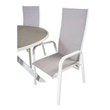 Parma Bord ø 140 + Copacabana Lenestol Venture Design Spisegruppe