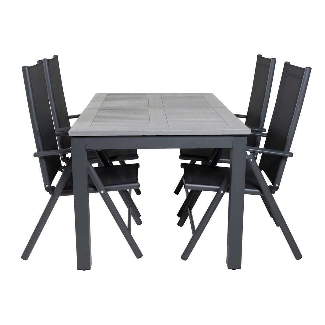 Albany Table 152/210 + Pause stoler Venture Design Spisegruppe
