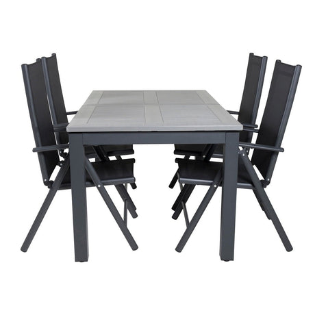 Albany Table 152/210 + Pause stoler Venture Design Spisegruppe