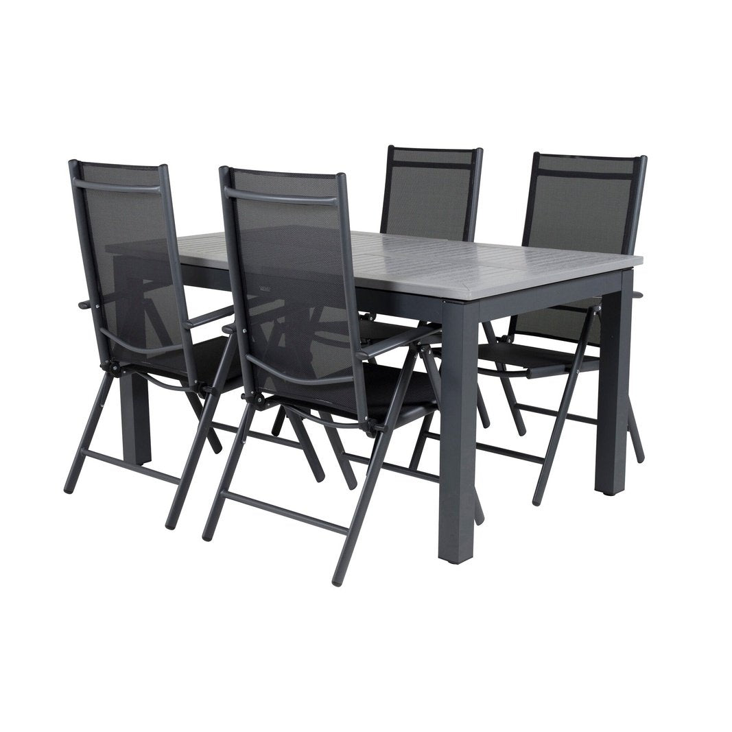 Albany Table 152/210 + Pause stoler Venture Design Spisegruppe