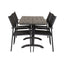 Denver Cafébord 120*70 + Santorini Armlenstol Venture Design Spisegruppe