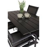 Denver Cafébord 120*70 + Santorini Armlenstol Venture Design Spisegruppe