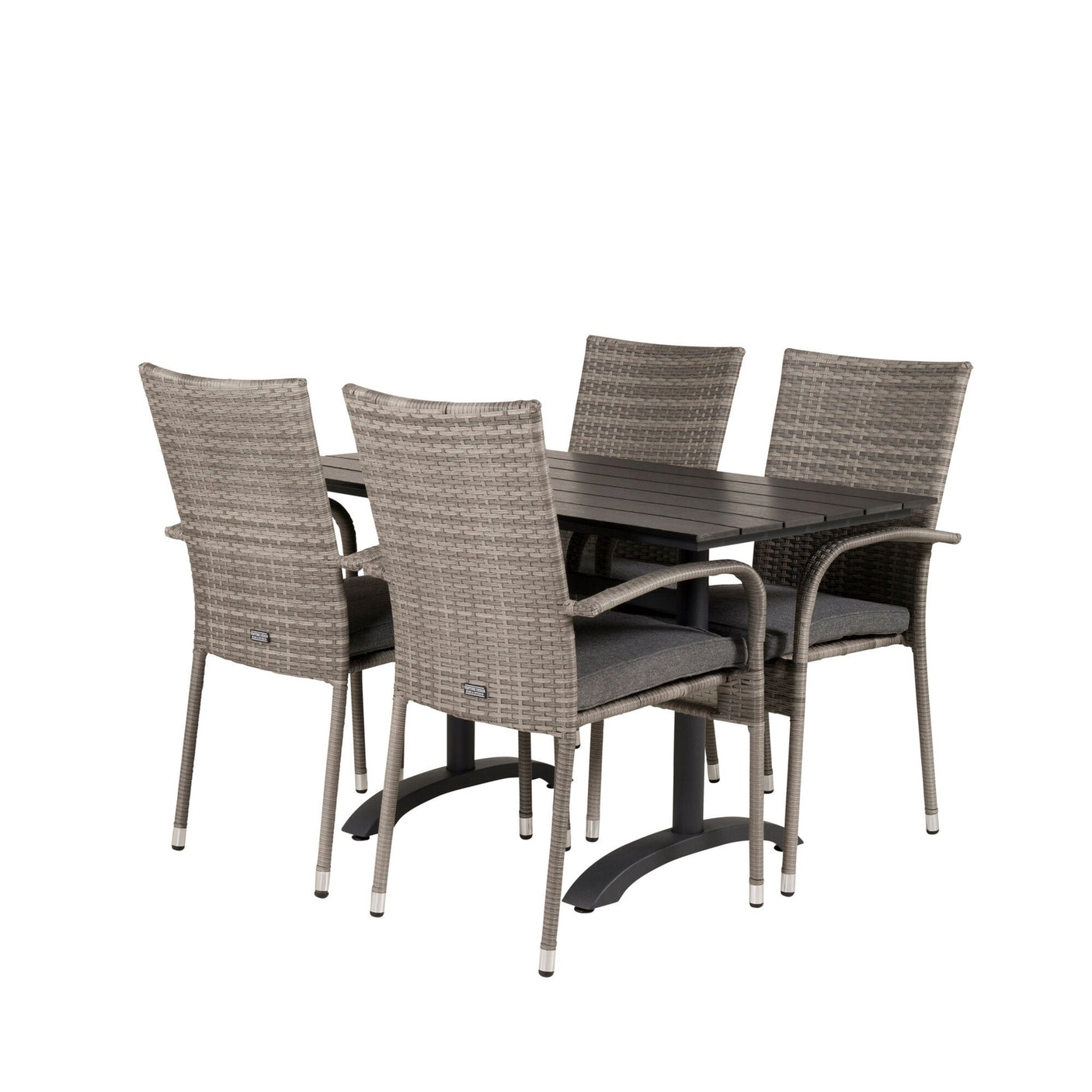 Denver Café Bord 120*70 + Anna Armstol Venture Design Spisegruppe