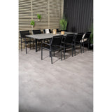 Levels bord 160/240 + Santorini Lenestol Venture Design Spisegruppe