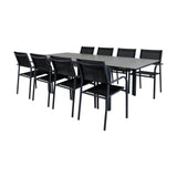 Levels bord 160/240 + Santorini Lenestol Venture Design Spisegruppe