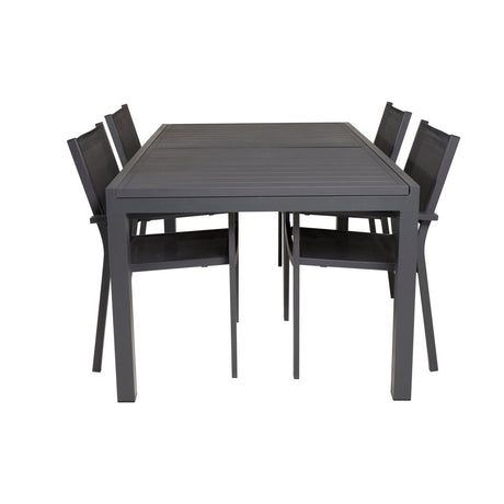 Marbella bord 160/240 + Copacabana Venture Design Spisegruppe