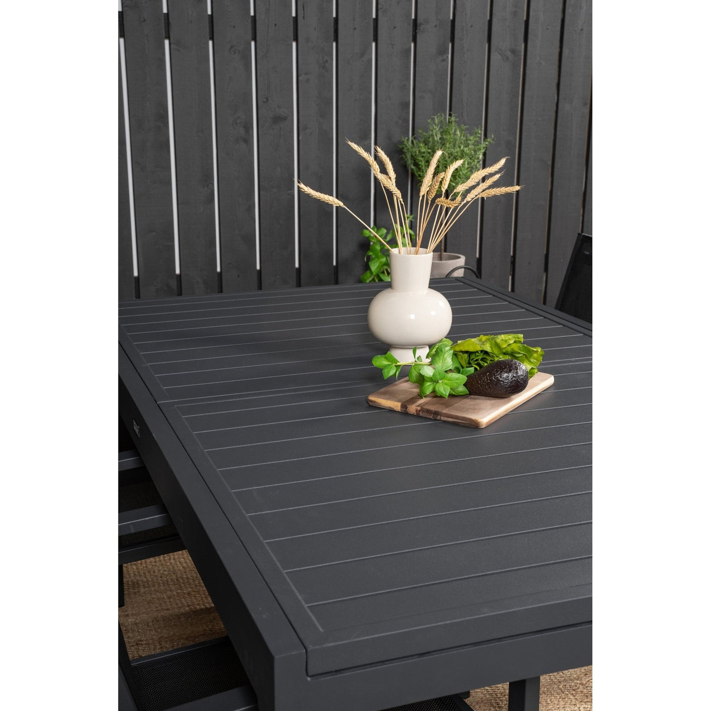 Marbella bord 160/240 + Copacabana Venture Design Spisegruppe