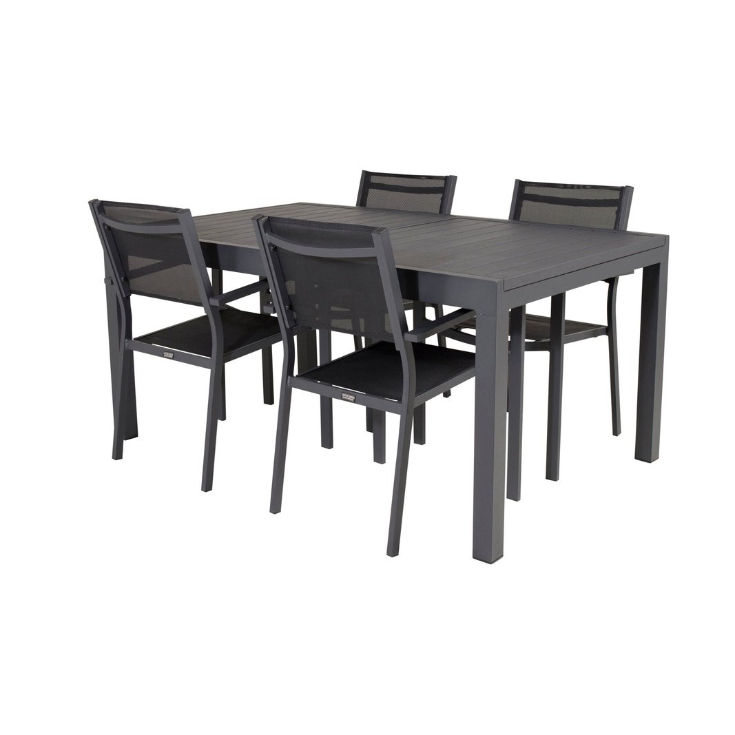 Marbella bord 160/240 + Copacabana Venture Design Spisegruppe