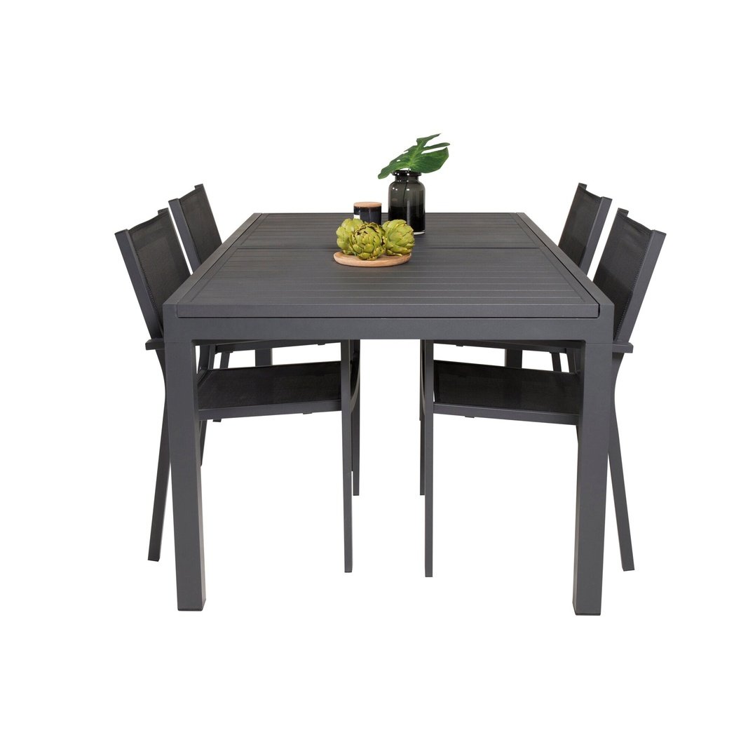 Marbella bord 160/240 + Copacabana Venture Design Spisegruppe