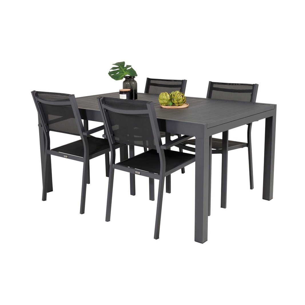 Marbella bord 160/240 + Copacabana Venture Design Spisegruppe