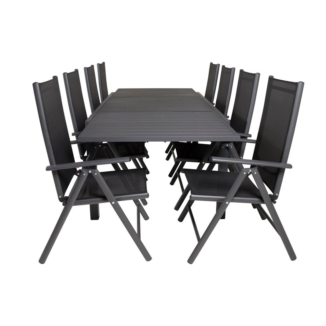 Marbella Spisebord 160/240*100*H75 + Break stoler Venture Design Spisegruppe