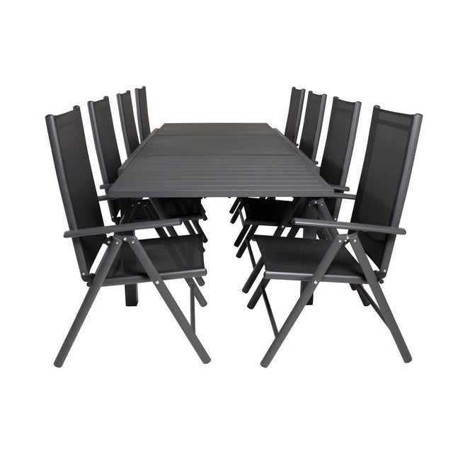 Marbella Spisebord 160/240*100*H75 + Break stoler Venture Design Spisegruppe