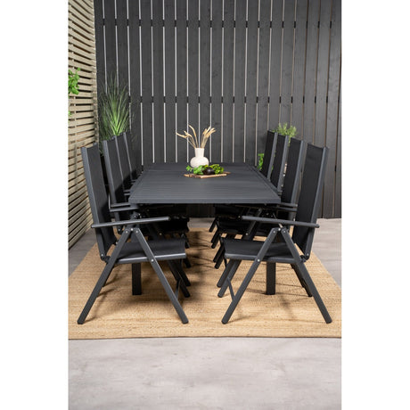 Marbella Spisebord 160/240*100*H75 + Break stoler Venture Design Spisegruppe