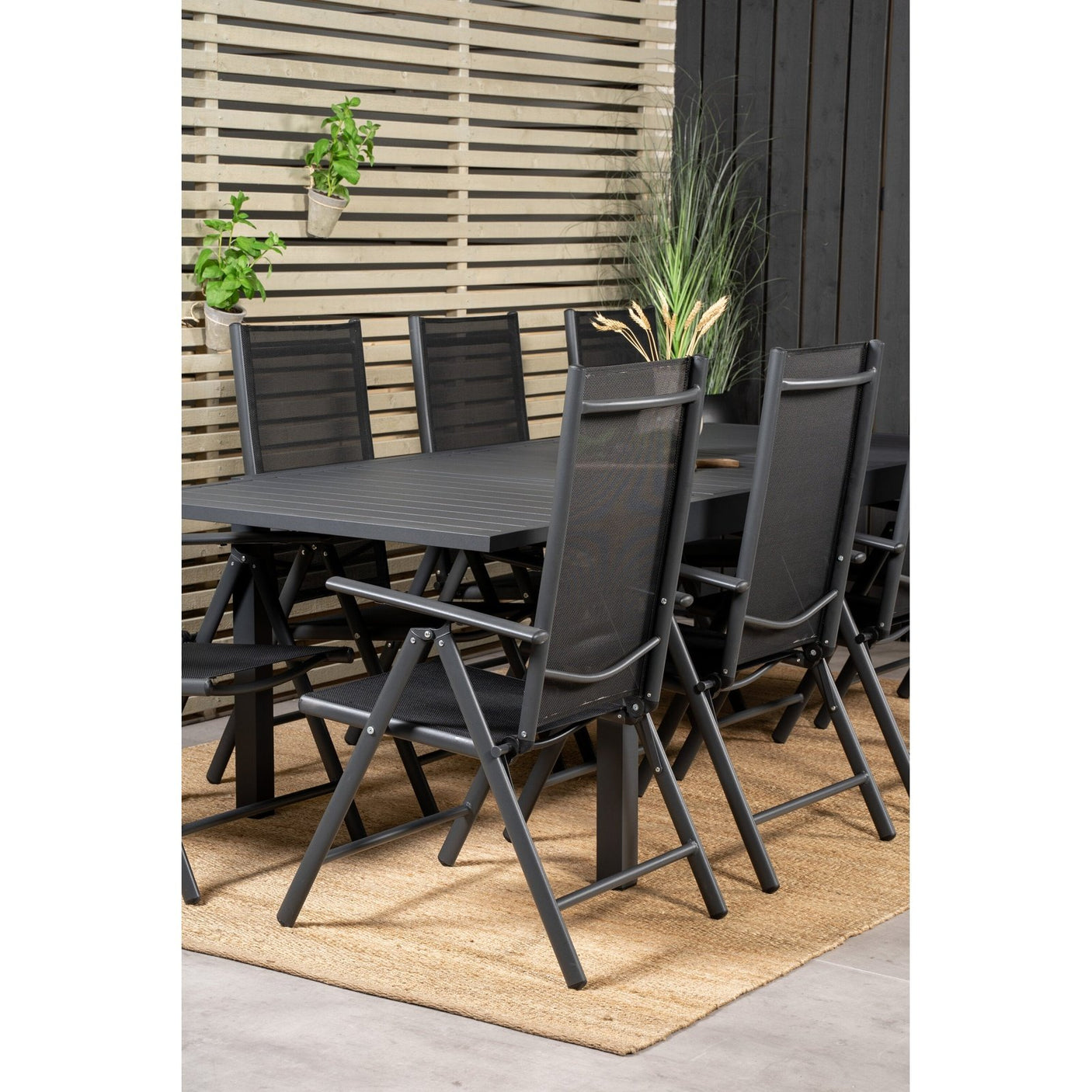 Marbella Spisebord 160/240*100*H75 + Break stoler Venture Design Spisegruppe