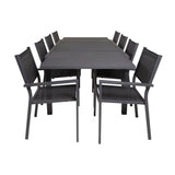 Marbella bord 160/240 + Copacabana Venture Design Spisegruppe