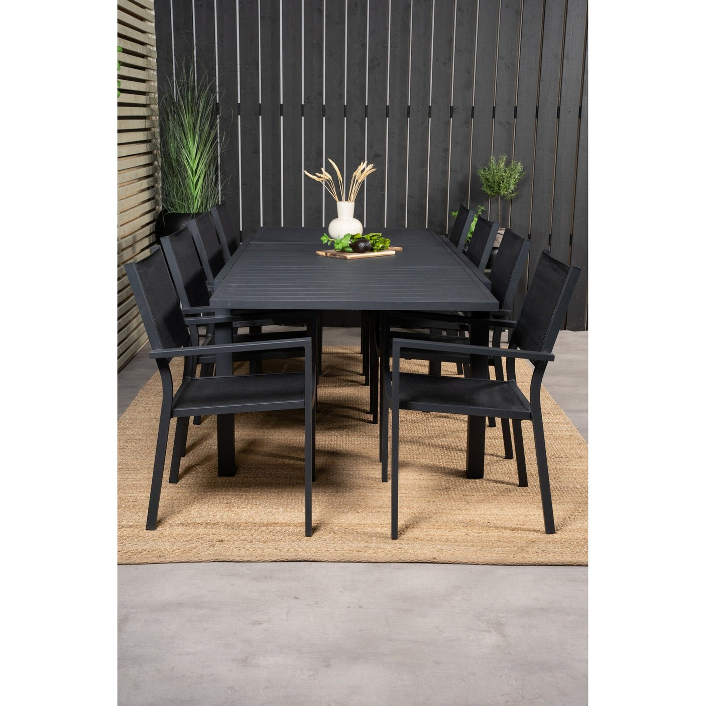 Marbella bord 160/240 + Copacabana Venture Design Spisegruppe