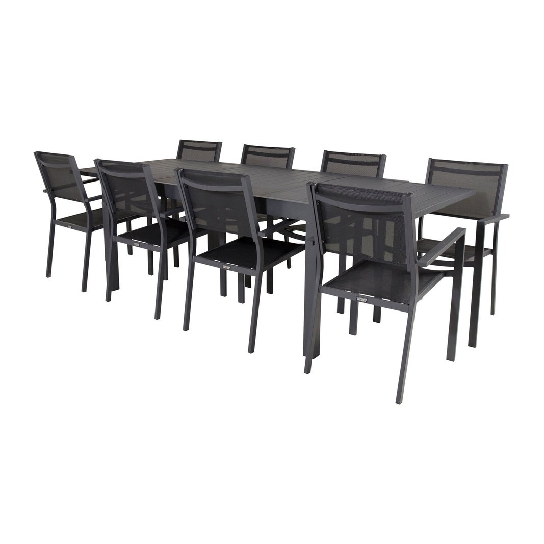 Marbella bord 160/240 + Copacabana Venture Design Spisegruppe
